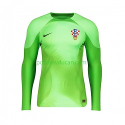 Nogometni Dresovi Hrvatska Vratar Muški Gostujući dres World Cup 2022 Dugi Rukav
