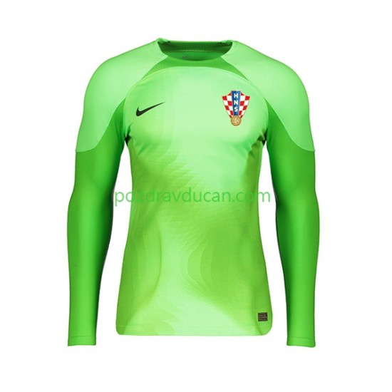 Nogometni Dresovi Hrvatska Vratar Muški Gostujući dres World Cup 2022 Dugi Rukav