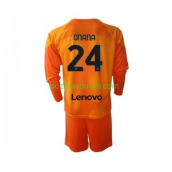 Nogometni Dresovi Inter Milan Andre Onana 24 Vratar Dječji Četvrti dres 2022-2023 Dugi Rukav