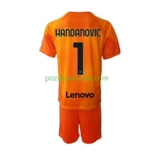 Nogometni Dresovi Inter Milan Samir Handanovic 1 Vratar Dječji Četvrti dres 2022-2023 Kratkih Rukava