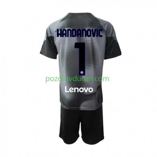 Nogometni Dresovi Inter Milan Samir Handanovic 1 Vratar Dječji Domaći dres 2022-2023 Kratkih Rukava