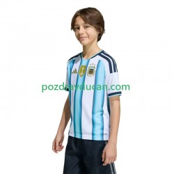 Nogometni Dresovi Argentina Dječji Domaći dres World Cup 2026 Kratkih Rukava