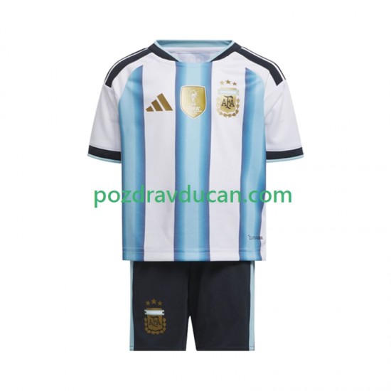 Nogometni Dresovi Argentina Dječji Domaći dres World Cup 2026 Kratkih Rukava