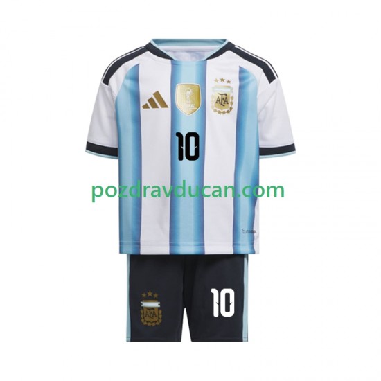 Nogometni Dresovi Argentina Lionel Messi 10 Dječji Domaći dres World Cup 2026 Kratkih Rukava