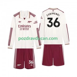 Nogometni Dresovi Arsenal Zubimendi 36 Dječji Treći dres 2025-2026 Dugi Rukav