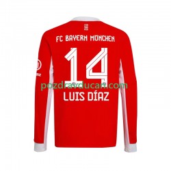 Nogometni Dresovi FC Bayern München Luis Diaz 14 Muški Domaći dres 2025-2026 Dugi Rukav