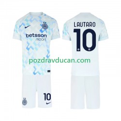 Nogometni Dresovi Inter Milan Lautaro Martinez 10 Dječji Gostujući dres 2025-2026 Kratkih Rukava