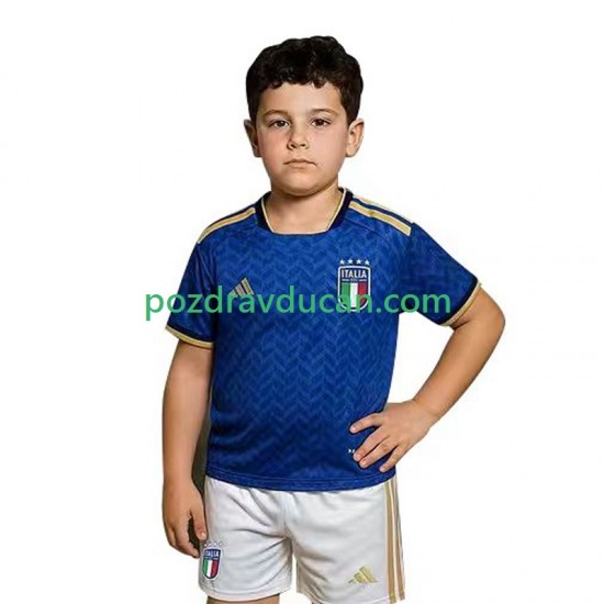 Nogometni Dresovi Italija Dječji Domaći dres World Cup 2026 Kratkih Rukava