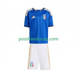Nogometni Dresovi Italija Dječji Domaći dres World Cup 2026 Kratkih Rukava