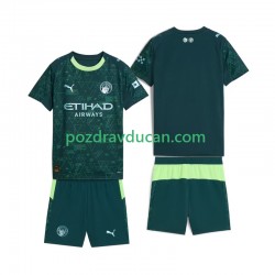 Nogometni Dresovi Manchester City Dječji Četvrti dres 2025-2026 Kratkih Rukava