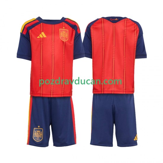 Nogometni Dresovi Španjolska Dječji Domaći dres World Cup 2026 Kratkih Rukava