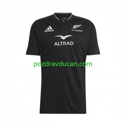 Rugby Dresovi ALL BLACKS Muški Domaći dres 2023 Kratkih Rukava