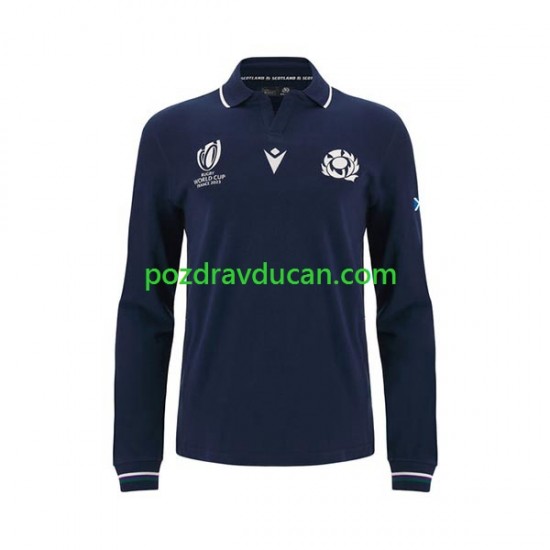 Rugby Dresovi Škotska Muški Domaći dres RWC 2023 Dugi Rukav