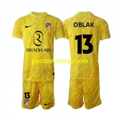 Nogometni Dresovi Atlético Madrid Jan Oblak 13 Vratar Dječji Treći dres 2024-2025 Kratkih Rukava