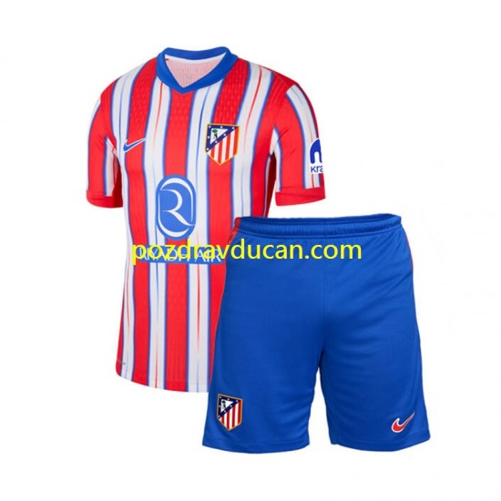 Nogometni Dresovi Atlético Madrid Dječji Domaći dres 2024-2025 Kratkih Rukava