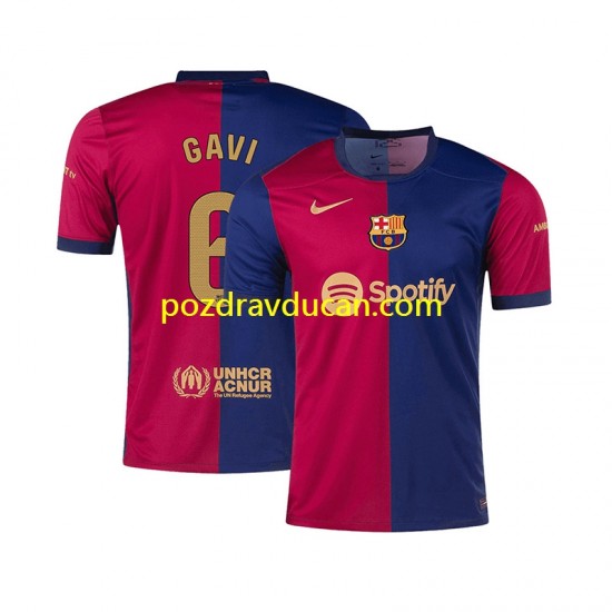 Nogometni Dresovi FC Barcelona GAVI 6 Muški Domaći dres 2024-2025 Kratkih Rukava