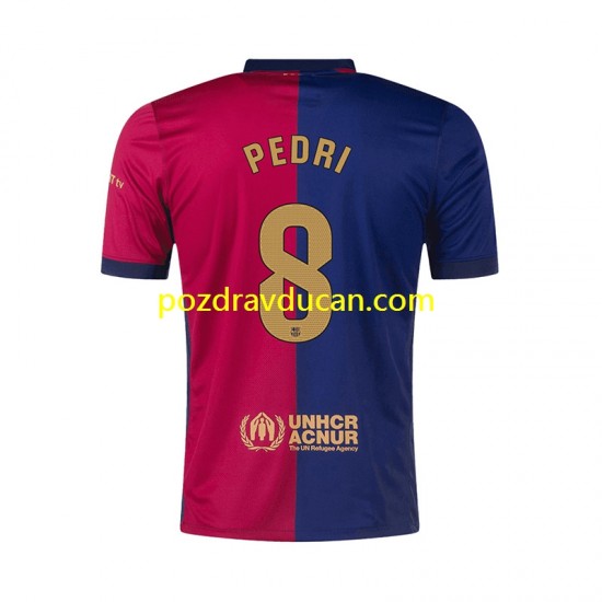 Nogometni Dresovi FC Barcelona PEDRI 8 Muški Domaći dres 2024-2025 Kratkih Rukava