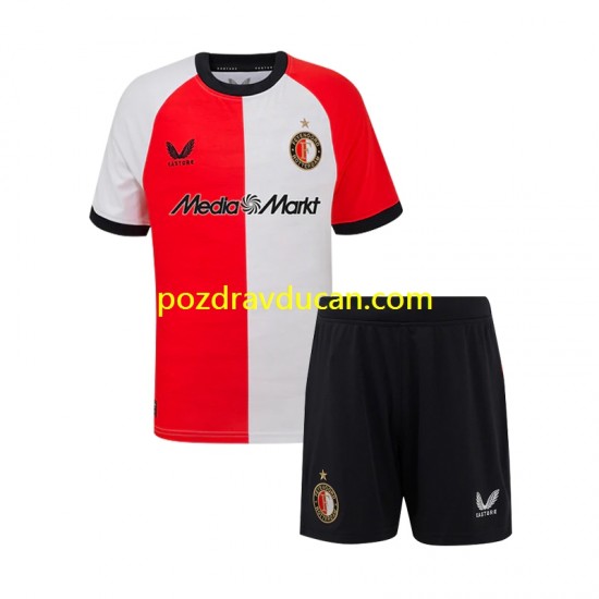 Nogometni Dresovi Feyenoord Rotterdam Dječji Domaći dres 2024-2025 Kratkih Rukava