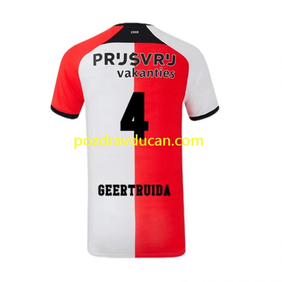 Nogometni Dresovi Feyenoord Rotterdam Lutsharel Geertruida 4 Muški Domaći dres 2024-2025 Kratkih Rukava