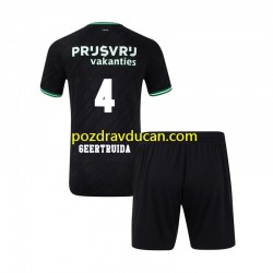 Nogometni Dresovi Feyenoord Rotterdam Lutsharel Geertruida 4 Dječji Gostujući dres 2024-2025 Kratkih Rukava