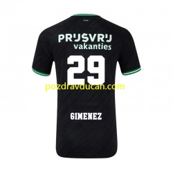 Nogometni Dresovi Feyenoord Rotterdam Santiago Gimenez 29 Muški Gostujući dres 2024-2025 Kratkih Rukava
