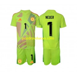 Nogometni Dresovi Njemačka Manuel Neuer 1 Vratar Dječji Gostujući dres Euro 2024 Kratkih Rukava