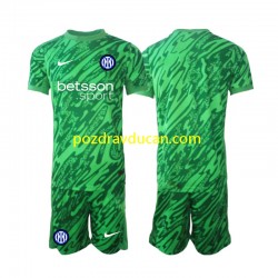 Nogometni Dresovi Inter Milan Vratar Dječji Domaći dres 2024-2025 Kratkih Rukava