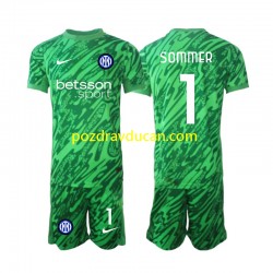Nogometni Dresovi Inter Milan Yann Sommer 1 Vratar Dječji Domaći dres 2024-2025 Kratkih Rukava