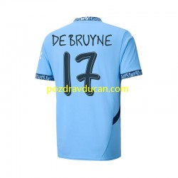 Nogometni Dresovi Manchester City UCL Font DE BRUYNE 17 Muški Domaći dres 2024-2025 Kratkih Rukava