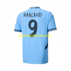 Nogometni Dresovi Manchester City UCL Font Haaland 9 Muški Domaći dres 2024-2025 Kratkih Rukava