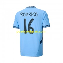 Nogometni Dresovi Manchester City UCL Font RODRIGO 16 Muški Domaći dres 2024-2025 Kratkih Rukava