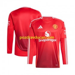 Nogometni Dresovi Manchester United Muški Domaći dres 2024-2025 Dugi Rukav