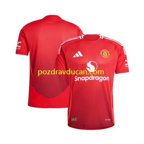 Nogometni Dresovi Manchester United Muški Domaći dres 2024-2025 Kratkih Rukava