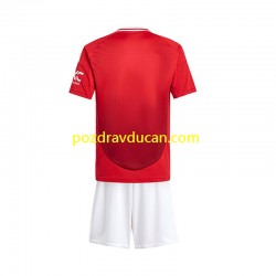 Nogometni Dresovi Manchester United Dječji Domaći dres 2024-2025 Kratkih Rukava