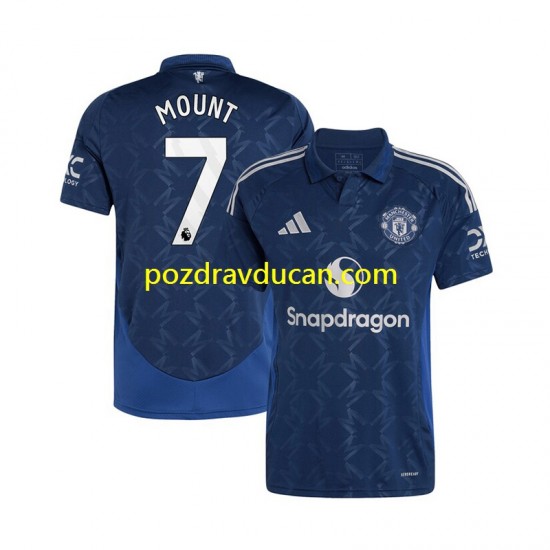 Nogometni Dresovi Manchester United Mason Mount 7 Muški Gostujući dres 2024-2025 Kratkih Rukava