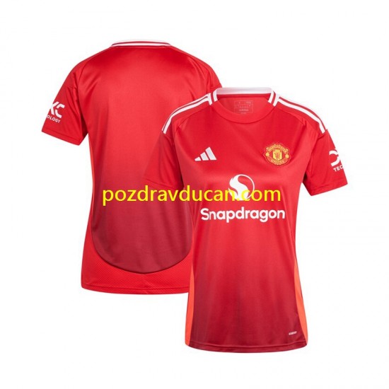 Nogometni Dresovi Manchester United Ženski Domaći dres 2024-2025 Kratkih Rukava