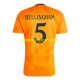 Nogometni Dresovi Real Madrid BELLINGHAM 5 Muški Gostujući dres 2024-2025 Kratkih Rukava