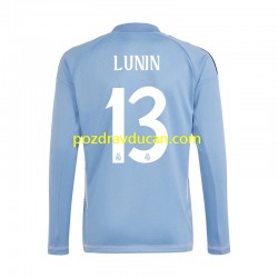 Nogometni Dresovi Real Madrid Andriy Lunin 13 Vratar Muški Domaći dres 2024-2025 Dugi Rukav