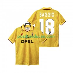 Nogometni Dresovi AC Milan BAGGIO 18 1995 1996 Retro Muški Treći dres Kratkih Rukava