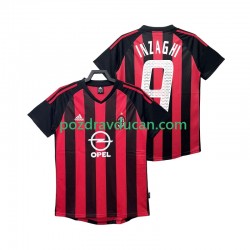 Nogometni Dresovi AC Milan INZAGHI 9 2003 Retro Muški Domaći dres 2002 Kratkih Rukava