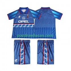 Nogometni Dresovi AC Milan 1995 1996 Retro Dječji Gostujući dres Kratkih Rukava
