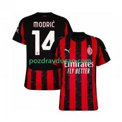 Nogometni Dresovi AC Milan Modrić Luca 14 Muški Domaći dres 2025-2026 Kratkih Rukava