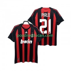 Nogometni Dresovi AC Milan RIRLO 21 2009 Retro Muški Domaći dres 2008 Kratkih Rukava