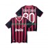 Nogometni Dresovi AC Milan RONALDINHO 80 2009 Retro Muški Domaći dres 2010 Kratkih Rukava