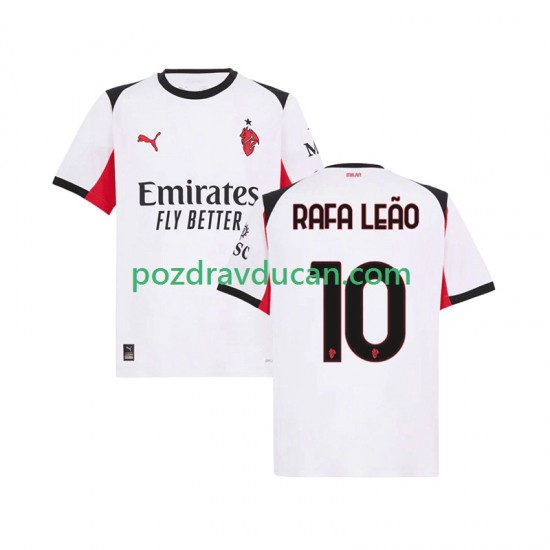 Nogometni Dresovi AC Milan Rafael Leao 10 Muški Gostujući dres 2025-2026 Kratkih Rukava