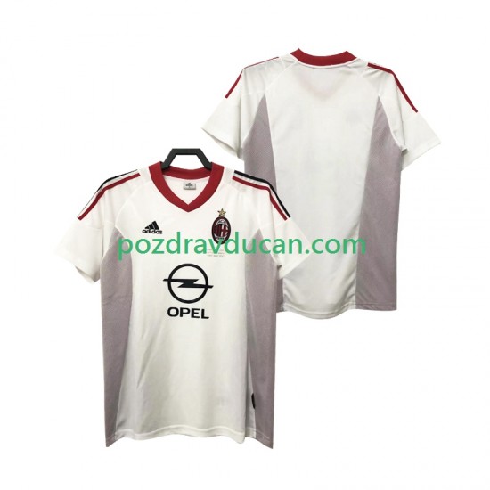 Nogometni Dresovi AC Milan 2005 Retro Muški Gostujući dres 2004 Kratkih Rukava