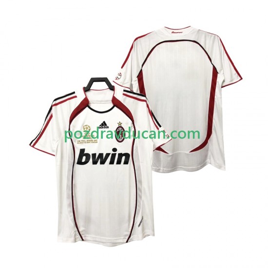Nogometni Dresovi AC Milan 2007 Retro Muški Gostujući dres 2006 Kratkih Rukava