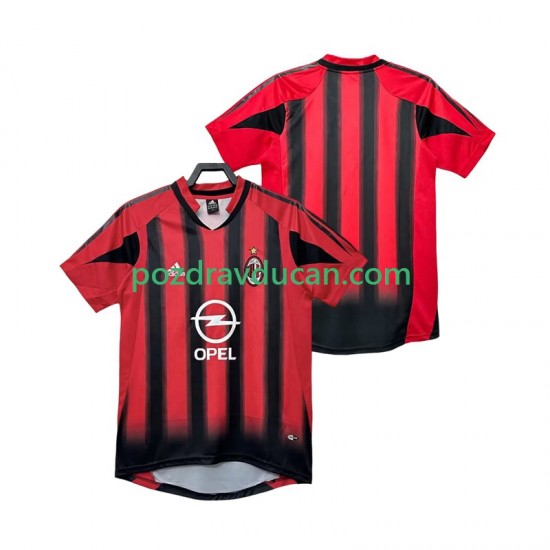Nogometni Dresovi AC Milan 2005 Retro Muški Domaći dres 2004 Kratkih Rukava