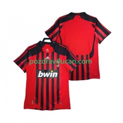 Nogometni Dresovi AC Milan 2007 Retro Muški Domaći dres 2008 Kratkih Rukava