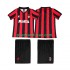 Nogometni Dresovi AC Milan 1993 Retro Dječji Domaći dres 1994 Kratkih Rukava